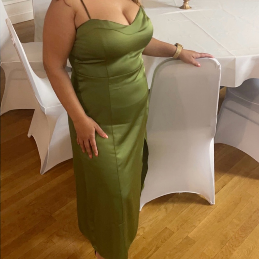Green Party dress
